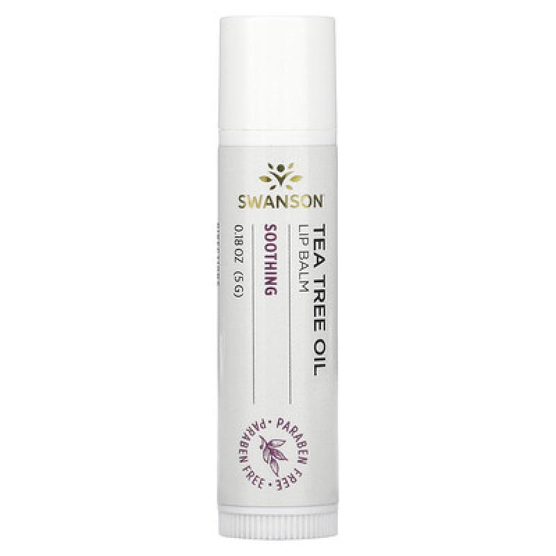 Swanson, Tea Tree Oil Lip Balm, 0.18 oz (5 g)