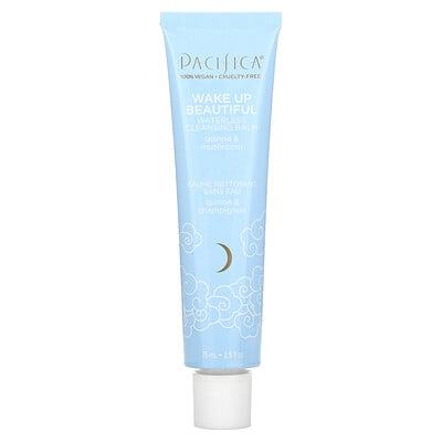 Pacifica, Wake Up Beautiful, Waterless Cleansing Balm, Quinoa & Mushroom, 2.5 fl oz (75 ml)