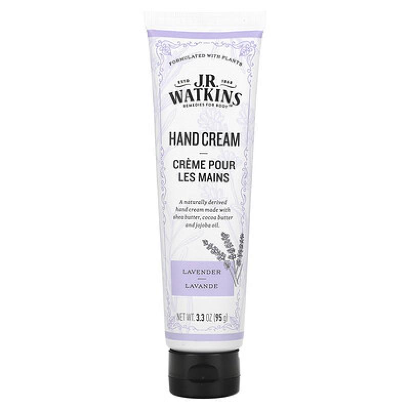 J R Watkins, Hand Cream, Lavender, 3.3 oz (95 g)