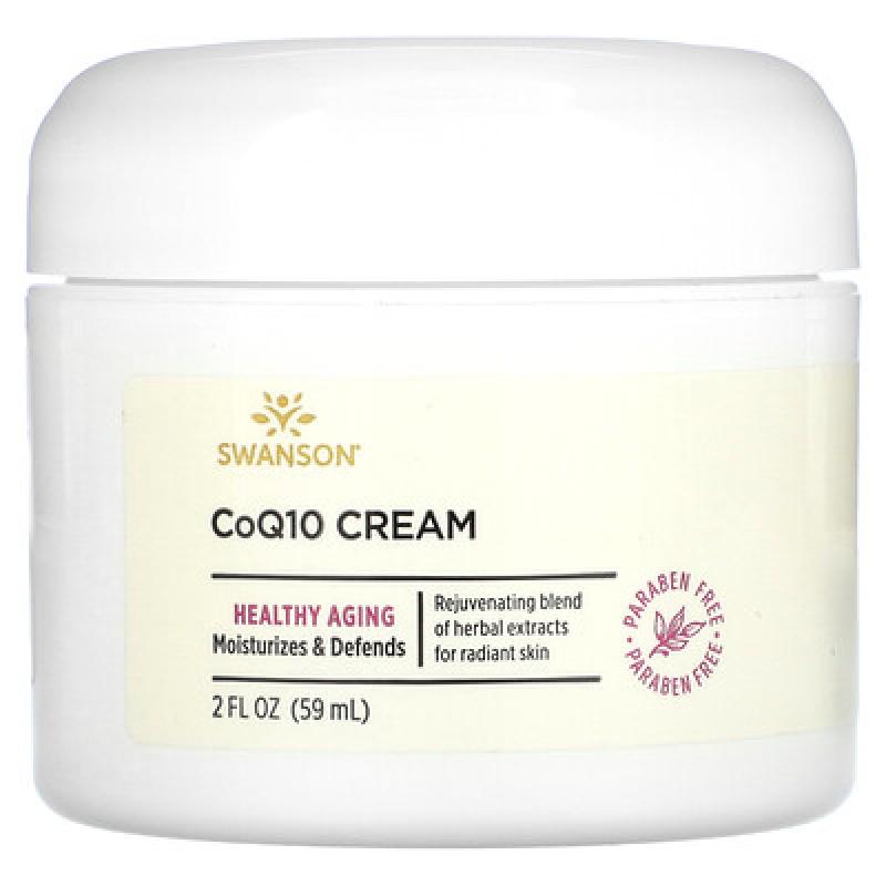 Swanson, CoQ10 Cream, 2 fl oz (59 ml)