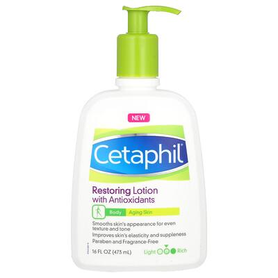 Cetaphil, Restoring Lotion with Antioxidants, Medium, Fragrance Free, 16 fl oz (473 ml)