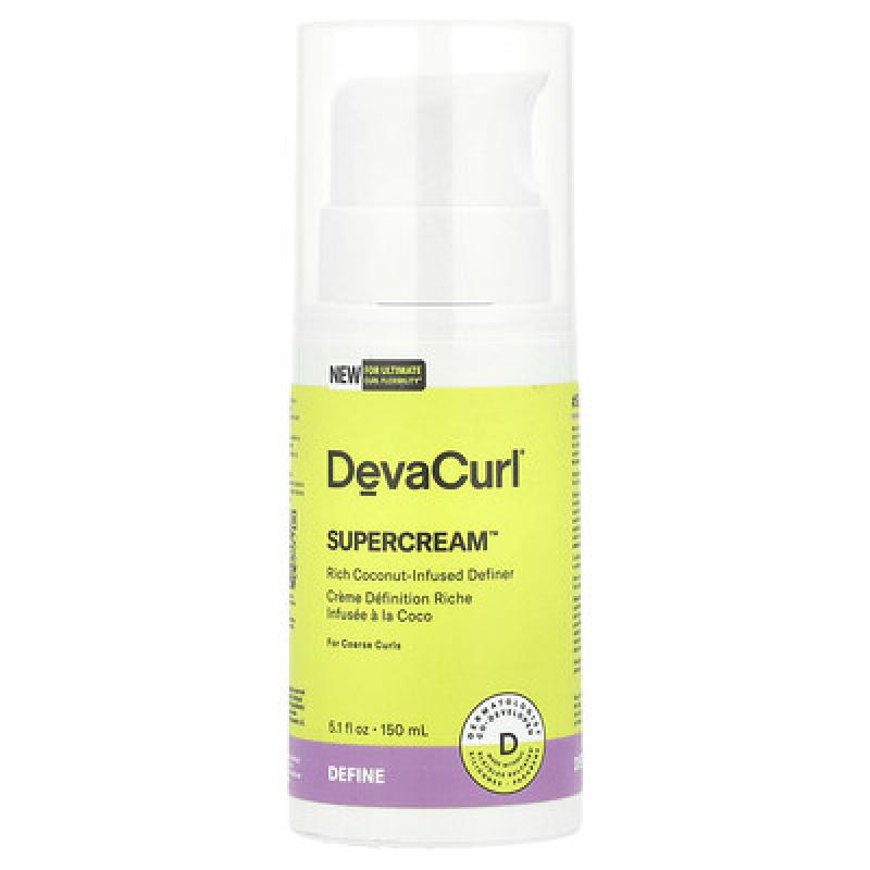 DevaCurl, Supercream™, Rich Coconut-Infused Definer, For Coarse Curls , 5.1 fl oz (150 ml)