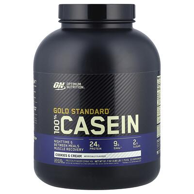 Optimum Nutrition, Gold Standard® 100% Casein, Cookies & Cream, 3.86 lb (1.75 kg)