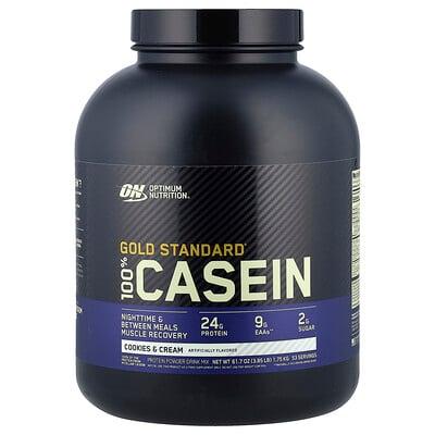 Optimum Nutrition, Gold Standard® 100% Casein, Cookies & Cream, 3.86 lb (1.75 kg)