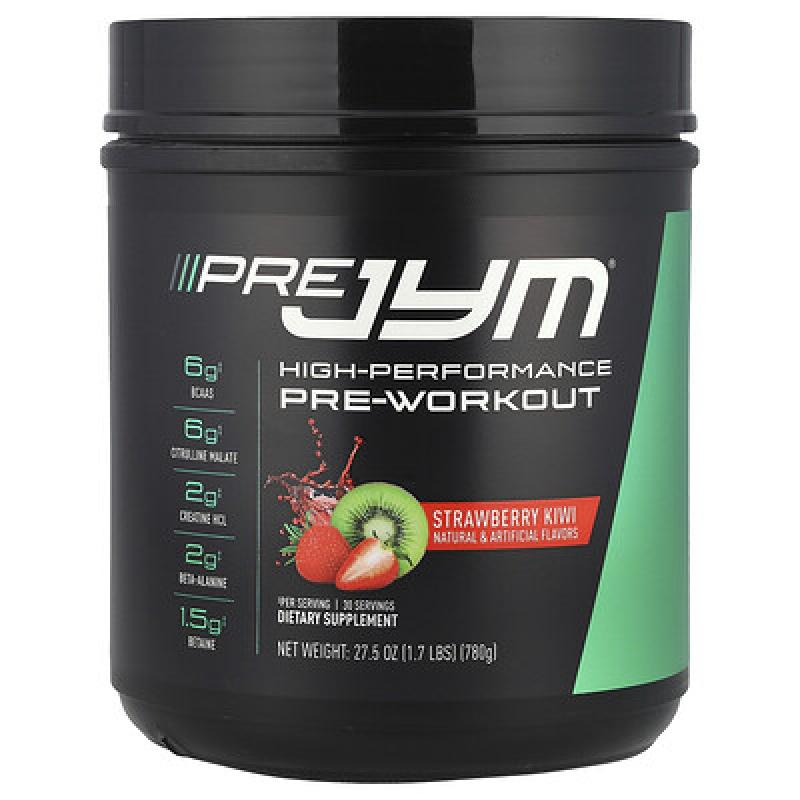 JYM Supplement Science, Pre JYM®, High-Performance Pre-Workout, Strawberry Kiwi, 1.7 lbs (780 g)