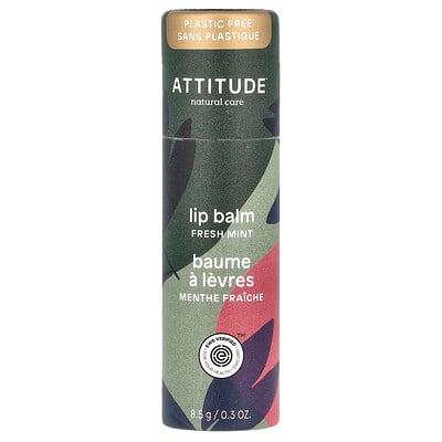 ATTITUDE, Leaves Bar™, Lip Balm, Fresh Mint, 0.3 oz (8.5 g)