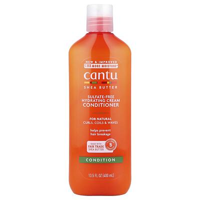Cantu, Shea Butter, Sulfate-Free Hydrating Cream Conditioner, For Natural Curls, Coils & Waves, 13.5 fl oz (400 ml)