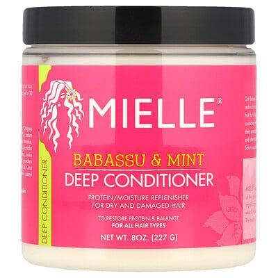 Mielle, Deep Conditioner, For All Hair Types, Babassu & Mint, 8 oz (227 g)
