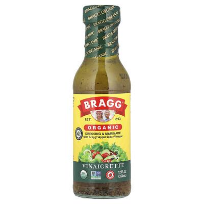 Bragg, Organic Dressing & Marinade with Bragg® Apple Cider Vinegar, Vinaigrette, 12 fl oz (354 ml)