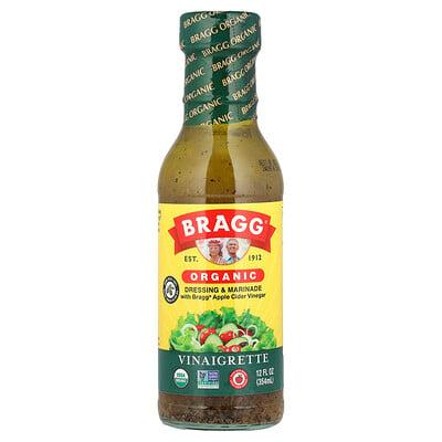 Bragg, Organic Dressing & Marinade with Bragg® Apple Cider Vinegar, Vinaigrette, 12 fl oz (354 ml)