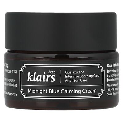 Dear, Klairs, Midnight Blue Calming Cream, 1.05 oz (30 ml)
