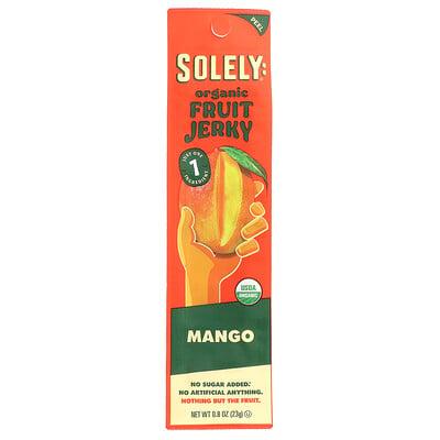 Solely, Organic Fruit Jerky, Mango, 0.8 oz (23 g)