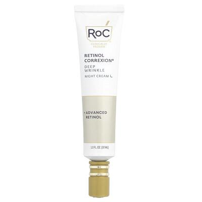 RoC, Retinol Correxion®, Deep Wrinkle Night Cream, 1 fl oz (30 ml)