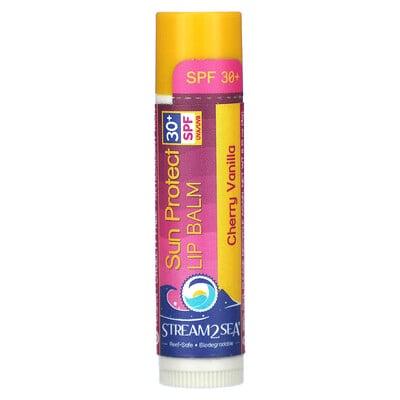 Stream2Sea, Sun Protect Lip Balm, SPF 30+, Cherry Vanilla, 0.15 oz (4 g)