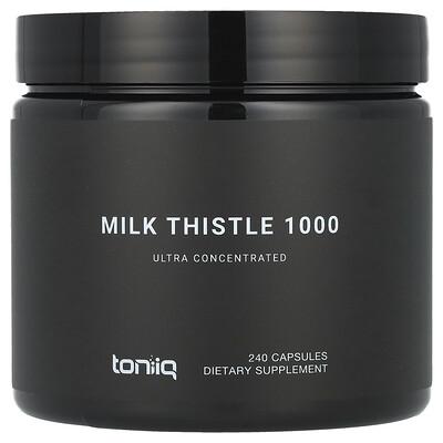 Toniiq, Milk Thistle 1000, 240 Capsules (500 mg per Capsule)