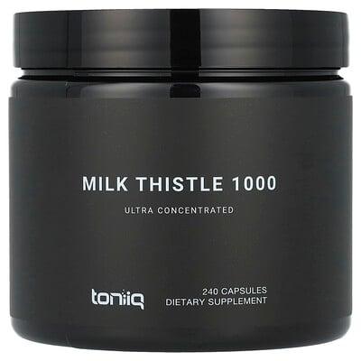 Toniiq, Milk Thistle 1000, 240 Capsules (500 mg per Capsule)