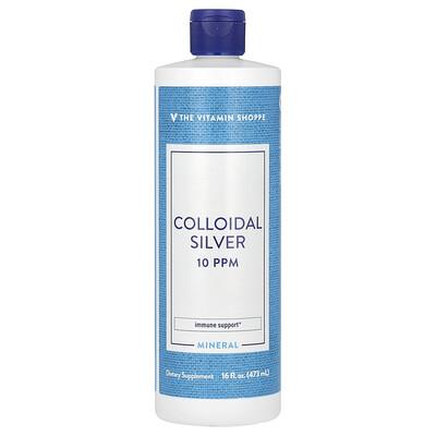 The Vitamin Shoppe, Colloidal Silver, 10 PPM, 16 fl oz (473 ml)