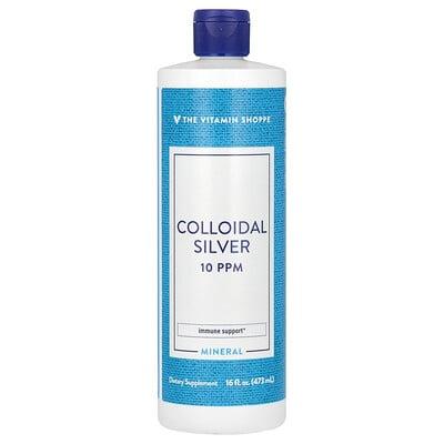 The Vitamin Shoppe, Colloidal Silver, 10 PPM, 16 fl oz (473 ml)