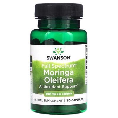Swanson, Full Spectrum Moringa Oleifera, 400 mg, 60 Capsules