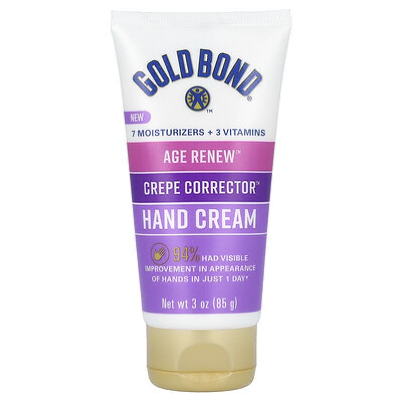 Gold Bond, Age Renew, Crepe Corrector Hand Cream, 3 oz (85 g)